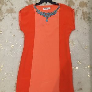 Trina Turk Coral Shift Dress